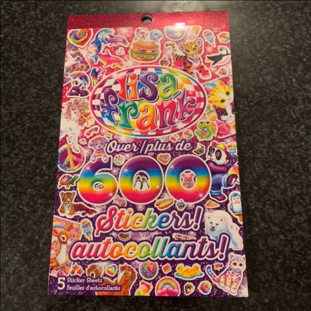 LISA FRANK sticker book